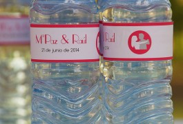 botellas de agua personalizadas boda